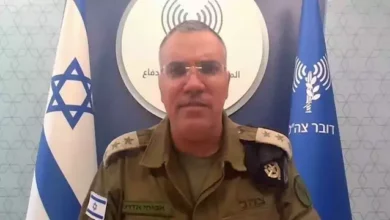 أدرعي يطالب الباقين من سكان مدينة غزة بها التوجه للمناطق الإنسانية 4 2024 10 12 20 42 20 657