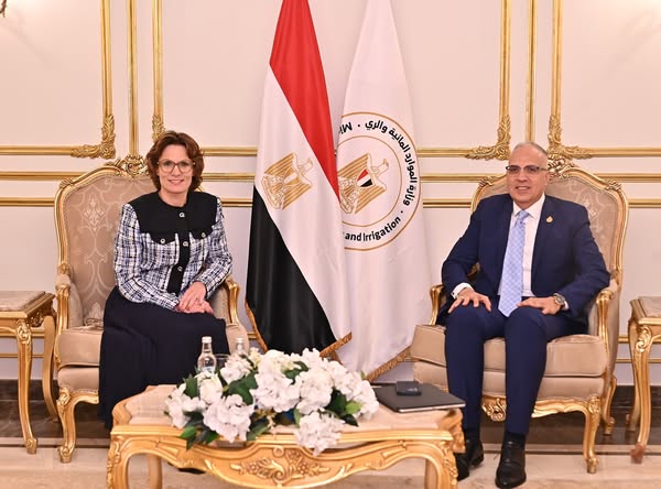 اسبوع القاهرة الثامن للمياه يشهد لقاء هام لوزير الري مع مفوضة الإتحاد الاوربي للبيئة والموارد المائية 1 559499530 1367858952051188 8750007074301402495 n