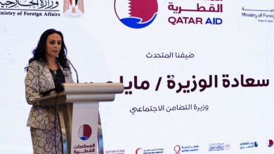 وزيرة التضامن الاجتماعي تشهد احتفالية التعاون المصري القطري لتلبية الاحتياجات الإنسانية العاجلة بقطاع غزة 5 565789114 1375107977992952 4115246942298293646 n