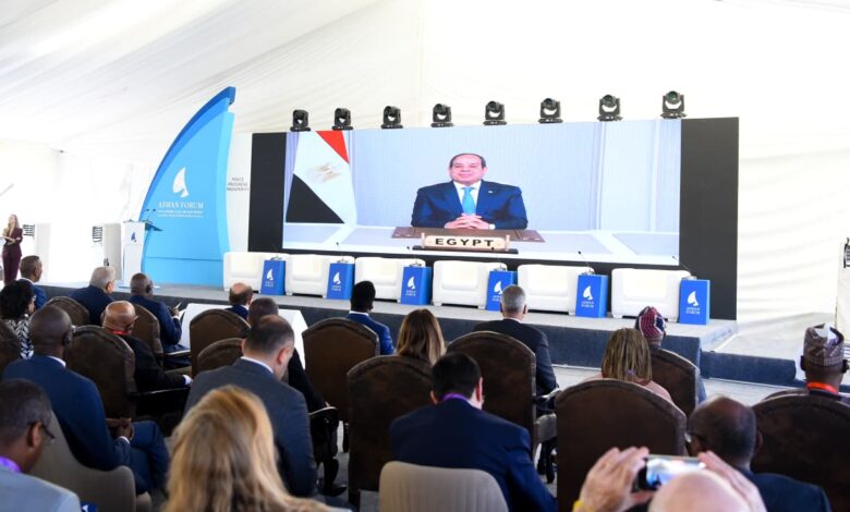 في كلمة مسجلة .. السيسي يفتتح أعمال النسخة الخامسة من منتدى أسوان للسلام والتنمية المستدامين 1 566202977 1134371838872661 546155767681516893 n
