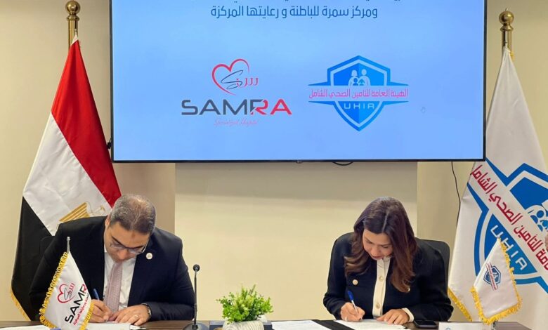 التأمين الصحي يتعاقد مع مستشفى الجراحات الجديدة جامعة طنطا ومركز المحروسة لجراحات العيون والليزك بالسويس ومركز سمرة للباطنة ورعايتها بالقاهرة 1 FB IMG 1761134369599