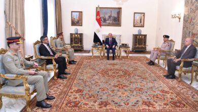 الرئيس السيسي يستقبل المشير عاصم منير رئيس أركان القوات البرية الباكستانية 4 FB IMG 1761398154898