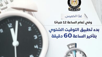 بدء التوقيت الشتوي غدا .. الثانية عشر ليلا يتم تأخير الساعة 60 دقيقة 4 FB IMG 1761755334106