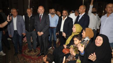 فرحة كبير لسكان الأسمرات بشاشات عرض افتتاح المتحف المصري الكبير 6 FB IMG 1761860596130