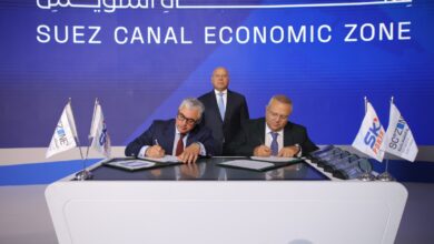 المنطقة الاقتصادية لقناة السويس توقع مذكرة تفاهم وعقد انتفاع مع شركة «سكاي بورتس» لتشغيل محطة متعددة الأغراض بميناء السخنة 3 39ede24e 21ee 4c5d ade4 f75a44c360a0