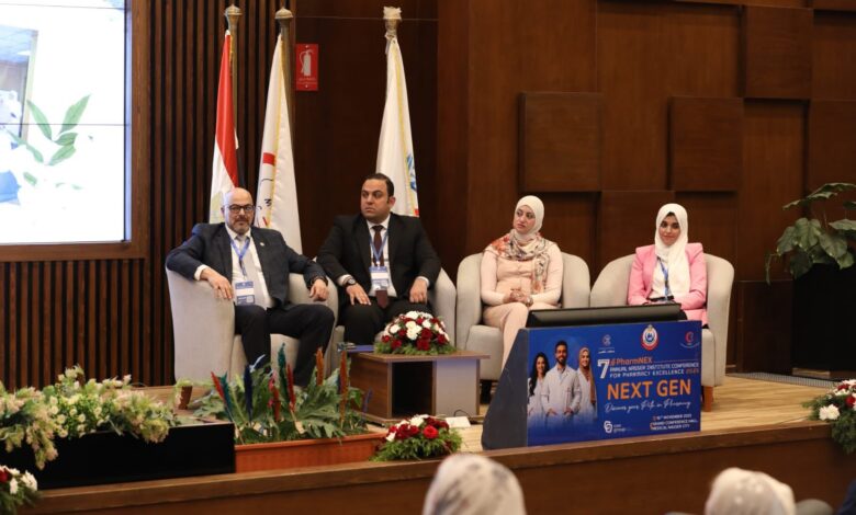 وزارة الصحة تنظم النسخة السابعة من مؤتمر PharmNEX للتميز الصيدلي بمعهد ناصر 1 584916977 1142503411375391 3175625711056509774 n