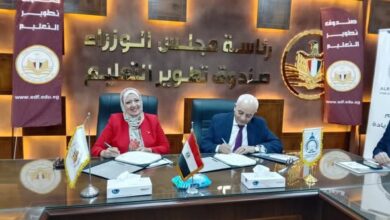 توقيع بروتوكول تعاون بين «تطوير التعليم بالوزراء» وجامعة الريادة لتسهيل وصول خدمات الصندوق للطلاب 4 585854446 1405208718316211 6670908907574295704 n 1