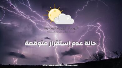 الأرصاد تحذر من الوقوف بالاماكن المكشوفة أثناء العواصف الرعدية المتوقعة 2 FB IMG 1762191783709