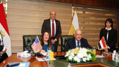 توقيع مذكرة تفاهم بين مصر والولايات المتحدة الأمريكية لتعزيز منظومة أمن الطيران بمطار القاهرة الدولي 5 FB IMG 1762454672258