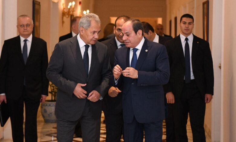 الرئيس عبد الفتاح السيسي يستقبل سيرجي شويجو، أمين مجلس الأمن لروسيا الاتحادية 1 FB IMG 1762782917915
