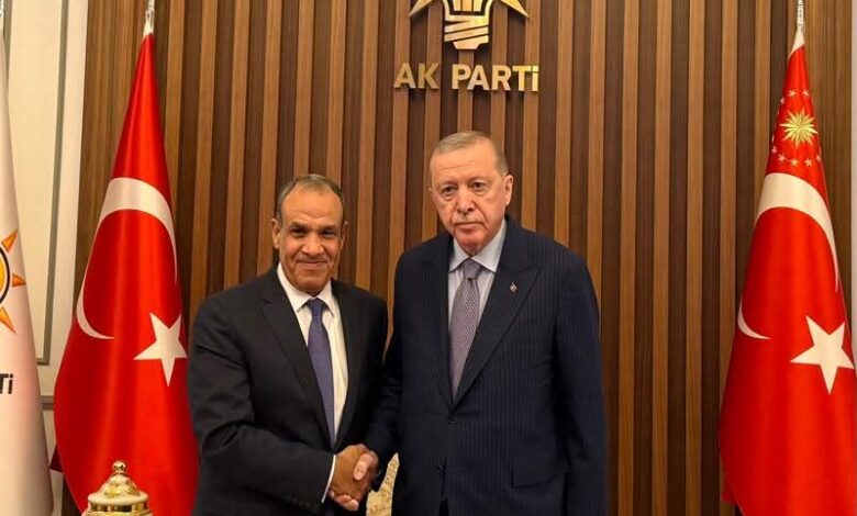 وزير الخارجية يلتقي الرئيس التركي رجب طيب إردوغان في أنقرة 1 FB IMG 1762963528714