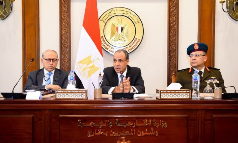 وزير الخارجية يستقبل الدارسين الأجانب في وفد كلية الدفاع الوطني بالأكاديمية العسكرية للدراسات العليا والاستراتيجية 1 FB IMG 1763477964378