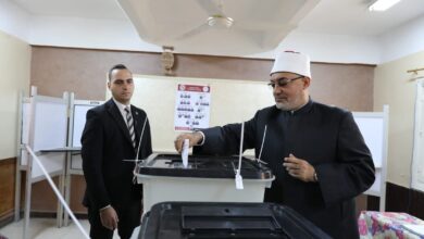 مفتي الجمهورية يُدلي بصوته في انتخابات مجلس النواب لعام 2025 2 FB IMG 1763973549689