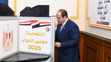 الرئيس يدلى بصوته بانتخابات البرلمان 2025 4 FB IMG 1763982714358