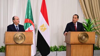 رئيس الوزراء خلال المؤتمر الصحفي المشترك مع نظيره الجزائري : نجاح الجزائر هو نجاح لمصر... مثلما نجاح مصر هو نجاح للجزائر" 6 FB IMG 1764167577773