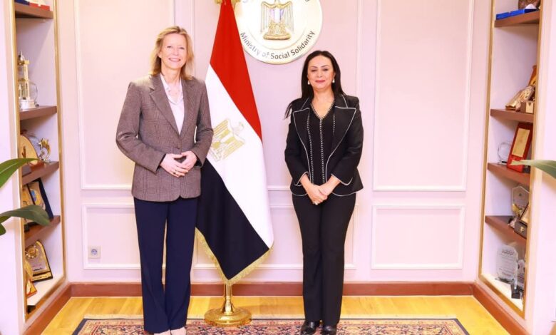 وزيرة التضامن الاجتماعي تلتقي ممثلة الاتحاد الأوروبي لحقوق الإنسان 1 FB IMG 1764231743810