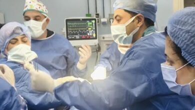 إنقاذ طفلة من ذوي الاحتياجات الخاصة من مضاعفات عدوى سنية خطيرة بمستشفى منشية البكري العام 3 986457