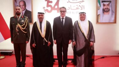 نيابة عن دولة رئيس مجلس الوزراء.. نائب رئيس مجلس الوزراء ووزير الصحة يشهد احتفال العيد الوطني الـ54 لدولة الإمارات 5 FB IMG 1764749980912