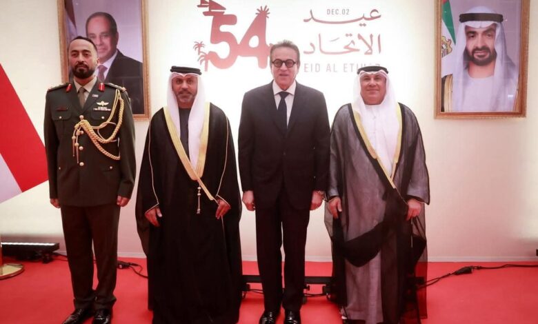 نيابة عن دولة رئيس مجلس الوزراء.. نائب رئيس مجلس الوزراء ووزير الصحة يشهد احتفال العيد الوطني الـ54 لدولة الإمارات 1 FB IMG 1764749980912