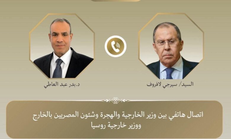 اتصال هاتفي بين وزير الخارجية ونظيره الروسي تناول تطور الوضع في غزة والأزمة الأوكرانية والعديد من القضايا الهامة 1 FB IMG 1764937203341