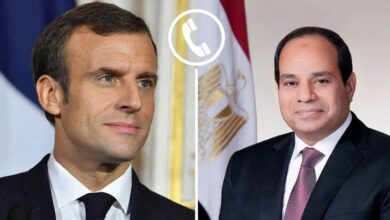الرئيس عبد الفتاح السيسي يتلقى اتصالا هاتفيًا من الرئيس إيمانويل ماكرون ماكرون 3 FB IMG 1765567486899