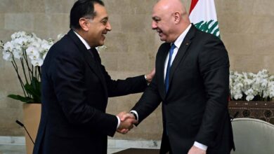 رئيس الجمهورية اللبناني يستقبل الدكتور مصطفى مدبولي بقصر "بعبدا" 2 FB IMG 1766145211657