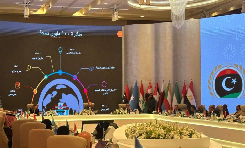 مجلس وزراء الصحة العرب يقدم الشكر لمصر على تجربتها الناجحة في القضاء على فيروس 1 FB IMG 1766145436143