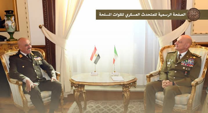 المتحدث العسكرى : الفريق أحمد خليفة رئيس أركان حرب القوات المسلحة يعود إلى أرض الوطن بعد إنتهاء زيارته الرسمية لدولة إيطاليا 1 Screenshot ٢٠٢٥١٢١٣ ١٩١١٠٠