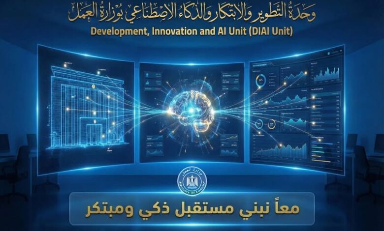 وزير العمل يعلن تدشين وحدة التطوير والابتكار والذكاء الاصطناعي لتعزيز العمل المؤسسي الإبداعي 1 616391872 1454364423400640 9222318357422174215 n