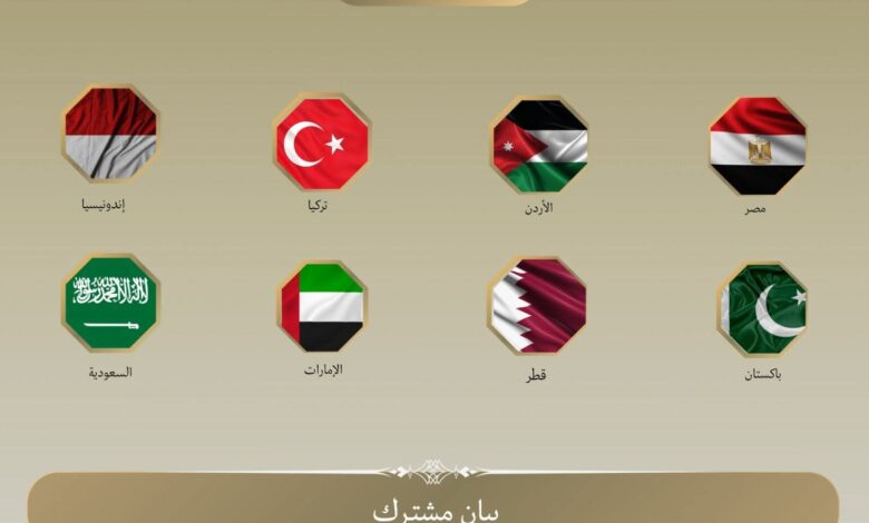 مصر و 7 دول إسلامية يعربون عن بالغ قلقهم لتدهور الوضع الإنساني في غزة 1 FB IMG 1767369805964