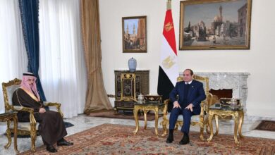 الرئيس عبد الفتاح السيسي استقبل اليوم الأمير فيصل بن فرحان آل سعود، وزير خارجية المملكة العربية السعودية 8 FB IMG 1767644508355