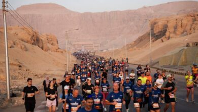 بمشاركة 50 عداء من مختلف الجنسيات.. إنطلاق مارثون مصر الدولي بالاقصر الـ 33 6 FB IMG 1768048051463