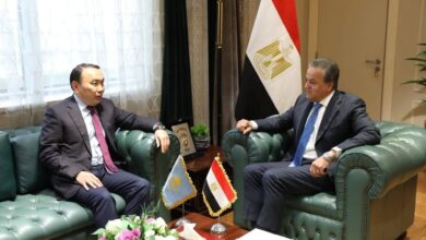 وزير الصحة يستقبل سفير كازاخستان لبحث التعاون في القطاع الصحي وتكنولوجيا تصنيع الأدوية 6 FB IMG 1768377807024