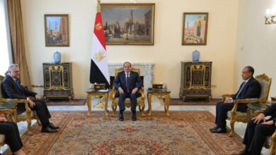 الرئيس يستقبل كبير مستشاري رئيس الولايات المتحدة الأمريكية للشئون العربية والأفريقية 2 FB IMG 1768385327831