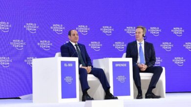 الرئيس عبد الفتاح السيسي شارك في جلسة حوارية مع نخبة من قادة الأعمال الدوليين بمنتدى دافوس 2 FB IMG 1769007523653