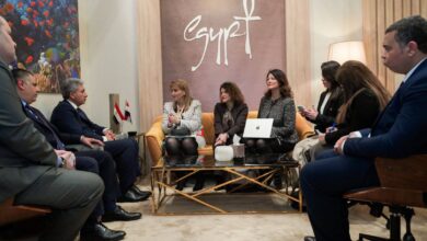 وزير السياحة والآثار يلتقي بالرئيس التنفيذي للمجلس العالمي للسفر والسياحة WTTC على هامش مشاركته في معرض FITUR 2026 بمدريد 3 FB IMG 1769175432607