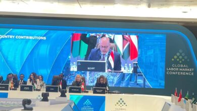 بحضور وزراء من مختلف دول العالم..وزير العمل يلقي كلمة مصر في الجلسة الافتتاحية للمؤتمر الدولي لسوق العمل بالرياض 3 FB IMG 1769414949901