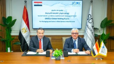 باستثمارات 175 مليون دولار…رئيس اقتصادية قناة السويس يوقّع مشروعًا جديدًا لمجموعة “أوروجلو جلوبال القابضة” التركية لإقامة مصنع للكرتون وعبوات التعبئة والتغليف بالقنطرة غرب الصناعية 2 IMG 20260120 WA0021