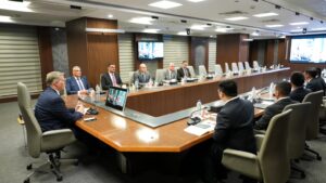 وزير البترول والثروة المعدنية يبحث مع "شينج فا" الصينية آفاق الاستثمار في التعدين والصناعات المصاحبة 4 IMG 20260122 WA0021