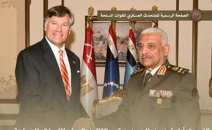 الفريق أول عبد المجيد صقر القائد العام للقوات المسلحة وزير الدفاع والإنتاج الحربى يلتقى نائب وزير الخارجية الأمريكى 1 Screenshot ٢٠٢٦٠١٢٧ ١٨١٥٢٨