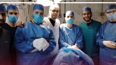 نجاح جراحة دقيقة بمستشفيات جامعة الأزهر لاستخراج منشار من رقبة مريض 3 111 1
