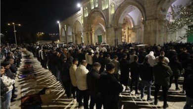 60 ألف مصلٍ يؤدون صلاة التراويح في المسجد الأقصى في خامس ليالي رمضان 5 20260221222830400