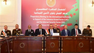 القاهرة تستضيف الاجتماع التحضيري لمؤتمر دعم الجيش وقوى الأمن الداخلي اللبنانية 6 20260224133216705