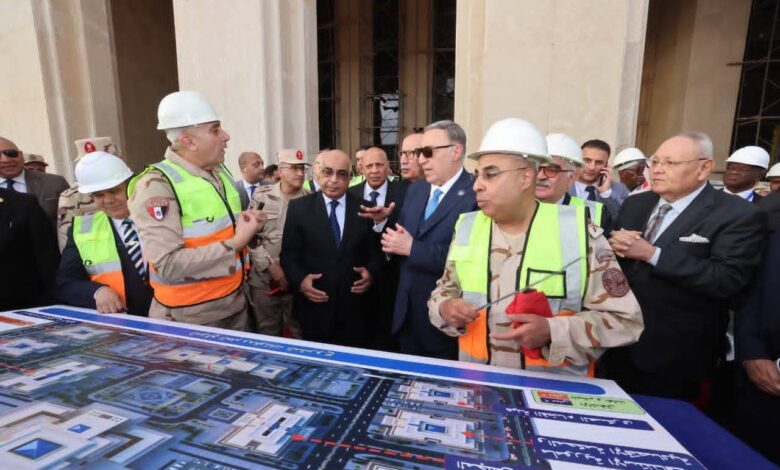 وزير العدل ورئيس المحكمة الدستورية العليا ورؤساء الجهات والهيئات القضائية يتفقدون مدينة العدالة بالعاصمة الجديدة 1 FB IMG 1770579354267