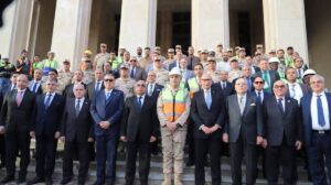 وزير العدل ورئيس المحكمة الدستورية العليا ورؤساء الجهات والهيئات القضائية يتفقدون مدينة العدالة بالعاصمة الجديدة 2 FB IMG 1770579478873