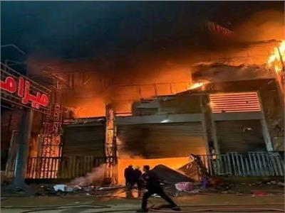 حريق هائل بمعرض مفروشات في المحلة الكبرى.. وتفحم محتوياته بالكامل | صور 1 20260305051249270