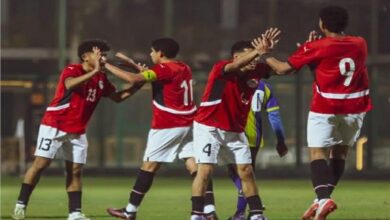 انطلاق مباراة مصر و تونس في تصفيات شمال أفريقيا للناشئين 2 20260327135744930