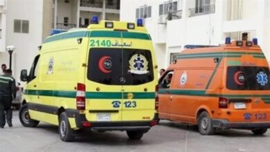 بسبب سوء الأحوال الجوية.. إصابة شخصين في حادث تصادم سيارتي نقل بأكتوبر 2 640