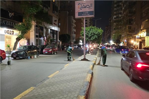 محافظ الجيزة يتفقد حي الدقي ليلاً ويشدد على رفع كفاءة النظافة وإزالة الإشغالات 1 20260508065940399