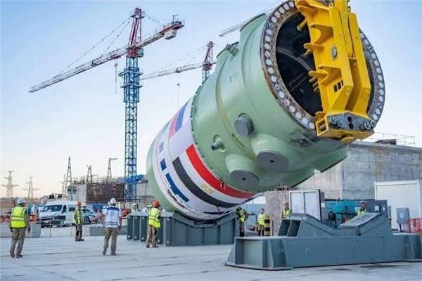 اليوم.. إنجاز جديد بـ «الضبعة النووية»: تركيب وعاء ضغط المفاعل للوحدة الثانية 1 20260709085254757